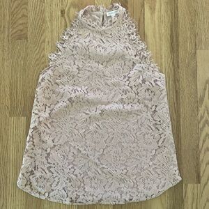 🌟 LAST CHANCE 🌟 Olivia Grey blush lace top - small